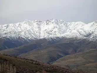 Qarschantau; in der Bildmitte der Mingbulak