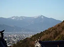 Blick zum Berg Koetsu