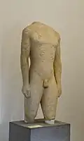 Kouros aus Kameiros, etwa 555 bis 540 v. Chr.