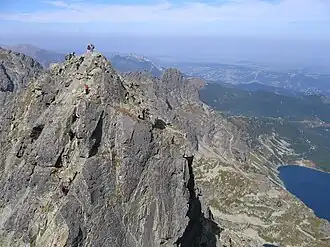 Blick vom Höhenweg Orla Perć