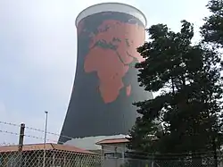 Kühlturm des Gaskraftwerks Meppen