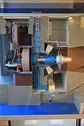 Modell der Kaplan-Rohrturbine 7 aus den 1990er-Jahren (2016)