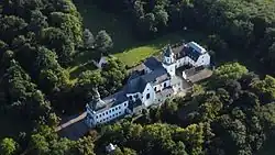 Luftaufnahme der Kreuzbergkirche