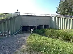 Trog des Mittellandkanals über die Südaue