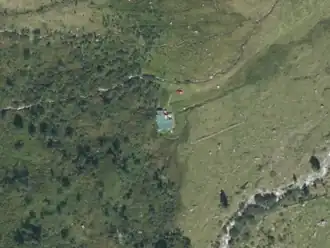 Krugalm aus der Vogelperspektive