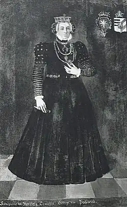 Kunigunde von Sternberg (1425–1449), Gemahlin Georgs von Podiebrad
