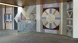 Kunst am Bau, Friedhofsanlage Fiechten, Reinach. Von Cristina Spoerri-Sprenger (1929–2013)