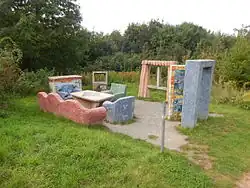 Kunstobjekt im Zechenpark