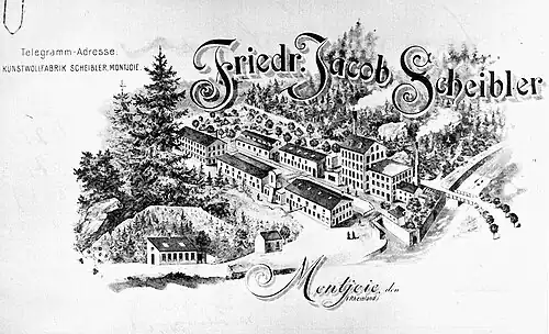 Kunstwollfabrik Scheibler, Dreistegen