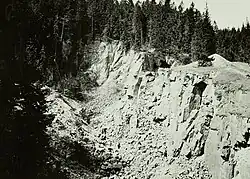 Die Sadisdorfer oder Kupfergrübner Pinge um 1930