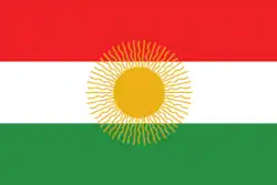 Flagge der Republik Ararat 1927–1931