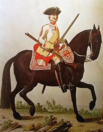 Dragonerregiment Veltheim (D I) ca. 1761