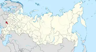 Lage innerhalb Russlands