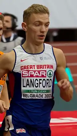 Kyle Langford Rang sieben in 1:49,78 min
