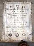 Epitaph im Kloster San Jerónimo de Granada