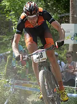 Léandre Bouchard beim Weltcup in Albstadt (2017)