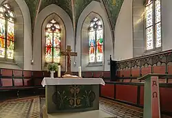 Ausführung von Hans Drenckhahn (1878–1953) Lörrach, Chor der Germanuskirche