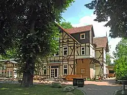 Haus Burglehn am Ort der alten Slawenburg