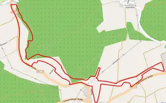 Übersichtskarte des Naturschutzgebiets