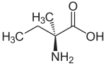 Struktur von L-Isovalin