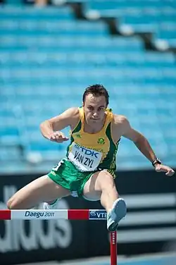 Der dreifache Afrikameister (2006/ 2008/2010) Louis Jacobus van Zyl errang Bronze