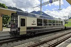 Interfacewagen mit BLS-Lokomotive