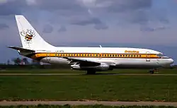 LN-NPB B737-200 BusyBee 1987