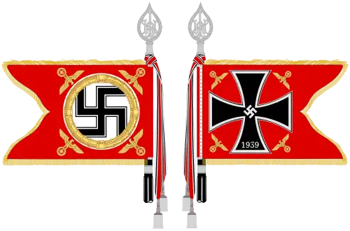 Artillerie-Standarte (rechte und linke Seite)