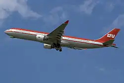 Airbus A330-300 der LTU in ehemaliger Bemalung