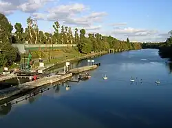 Schleuse an der Marne bei Maisons-Alfort