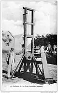 Guillotine des Straflagers auf der Île Nou