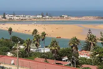 Oualidia – Lagune und Ort