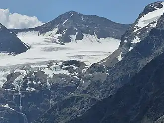 Mittlere Pederspitze mit Laaser Ferner (Blick vom Saurüssel)