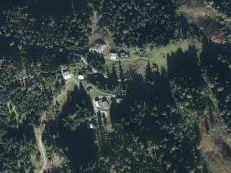 Laderdinger Alm aus der Vogelperspektive