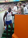 Der Weltmeister von 2005 Ladji Doucouré erreichte als Sechster seines Halbfinales nicht den Endlauf