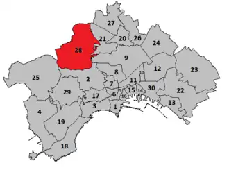 Lage von Chiaiano in Neapel