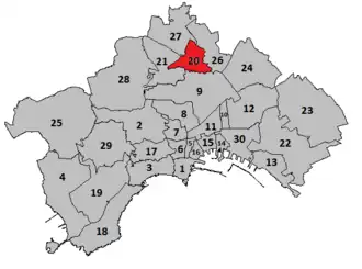 Lage von Miano in Neapel