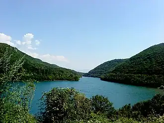 Blick auf den Stausee (2013)