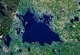 Satellitenbild des Segosero