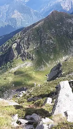 Kleiner See beim Passo dei Laghetti.