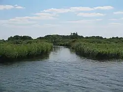 Mündung des Uckerkanals in den Unteruckersee