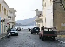 Blick aus einer Seitenstraße