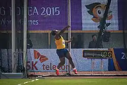 Ronald Julião schied mit 61,02 m in der Qualifikation aus