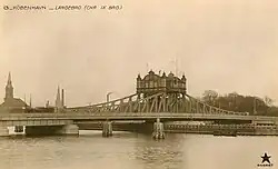 Die Langebro mit Drehbrücke ca. 1910