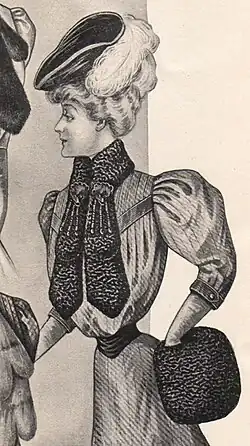 Persianermuff und -krawatte (USA, 1906)