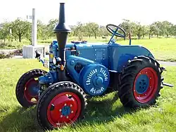 Lanz Bulldog D7506/3, Baujahr 1939, 25 PS, Hubraum: 4,7 Liter, Vielstoff-Glühkopfmotor