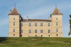 Schloss Laréole, Südwestfassade