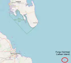 Lage von Latham Island