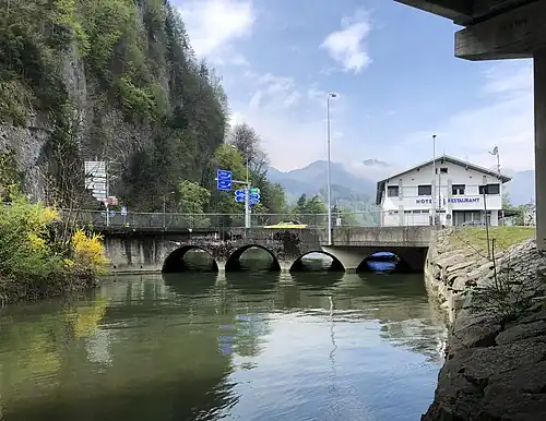 Brücke der Lauerzerstrasse bei Seewen