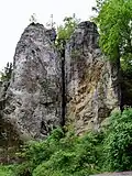 Langensteiner Mauer beim Camp Sibley